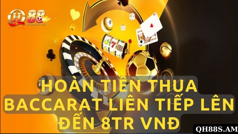 Gói cược hoàn tiền thua Baccarat cực kỳ phổ biến tại onbet